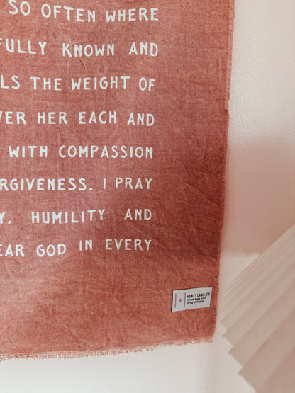A Prayer for the Daughters, light pink