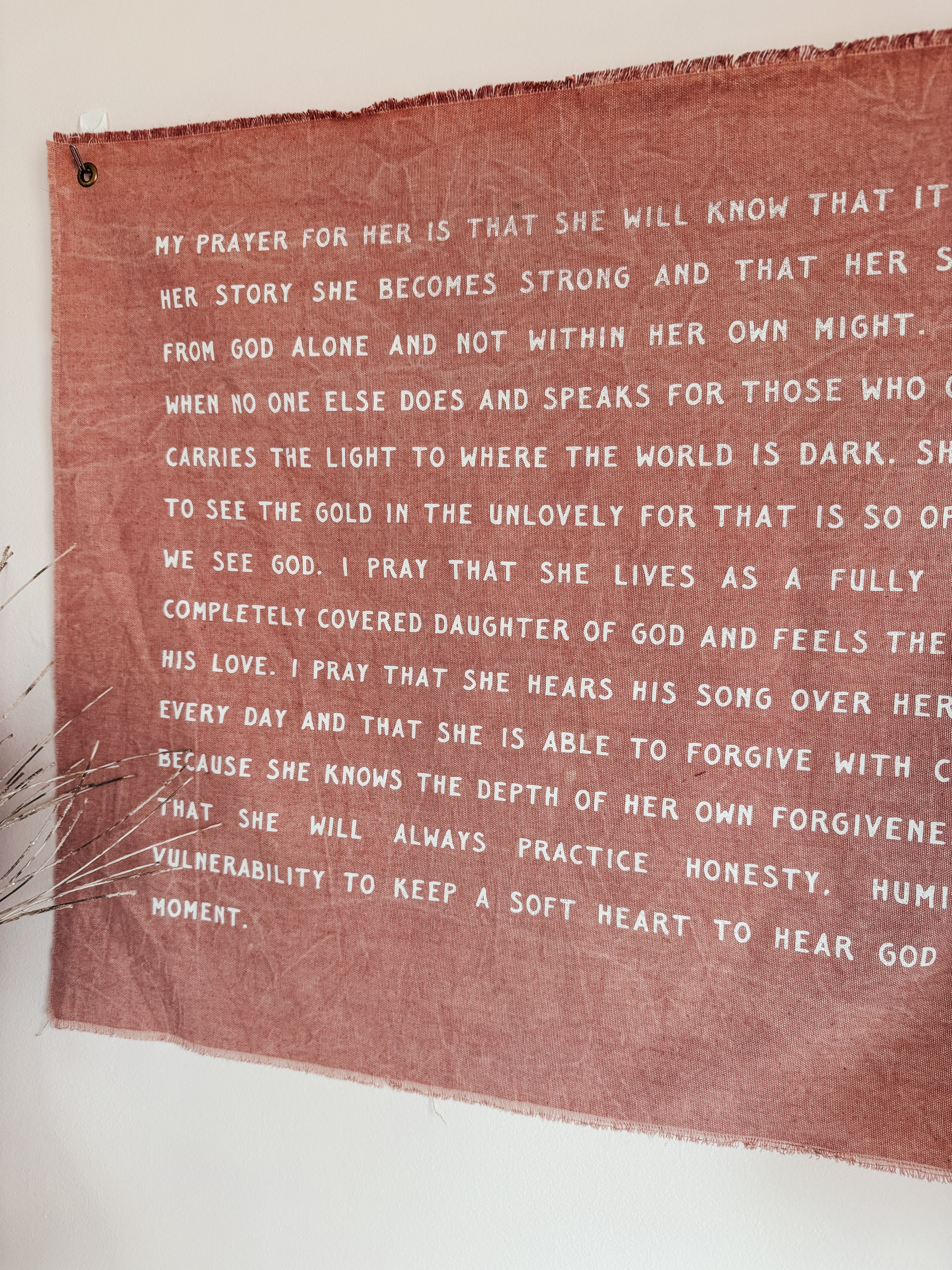 A Prayer for the Daughters, light pink