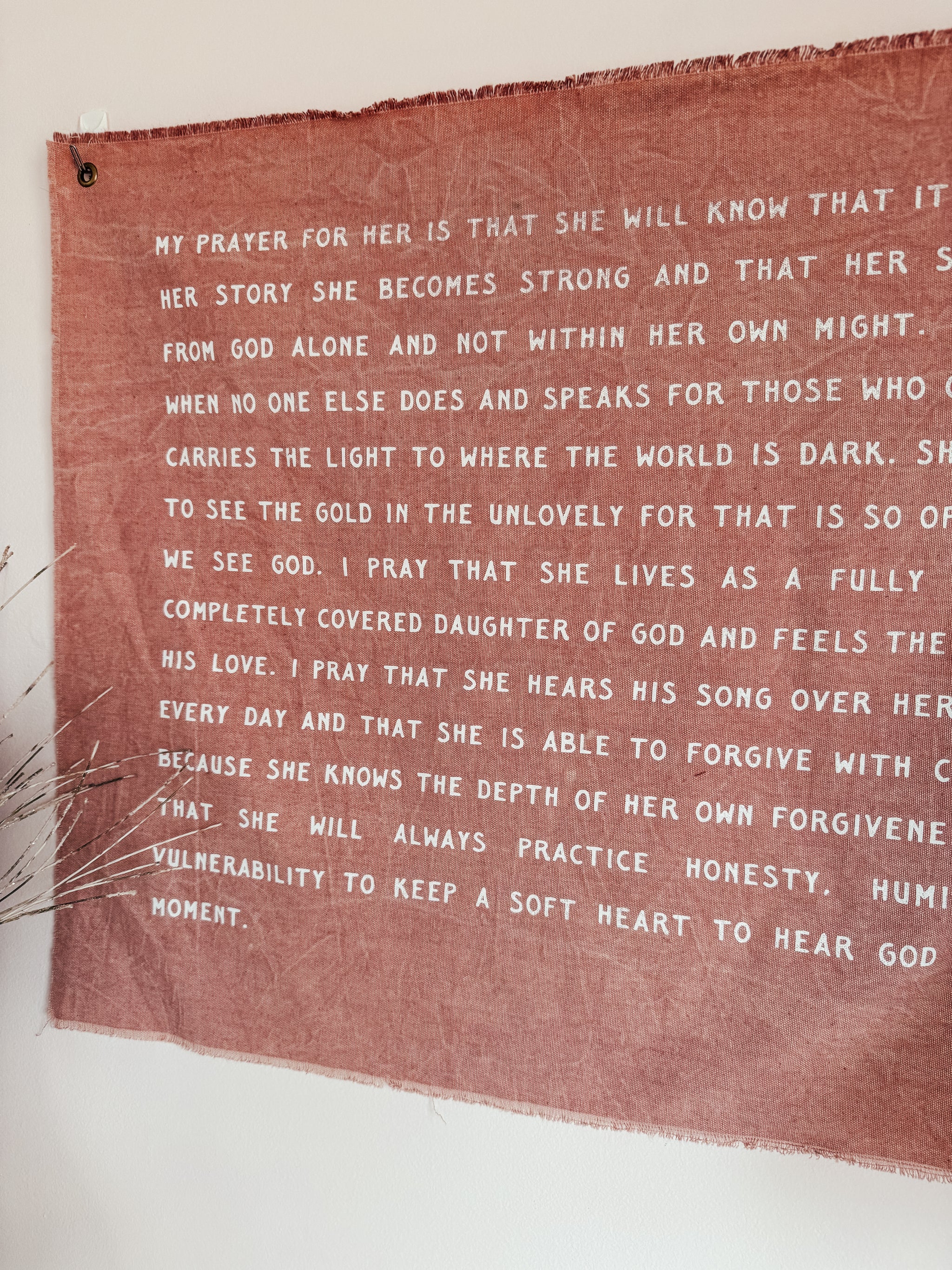 A Prayer for the Daughters, light pink