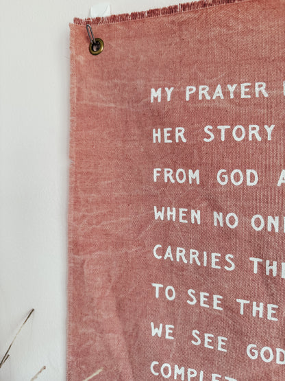 A Prayer for the Daughters, light pink