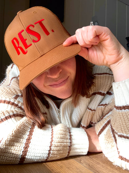 Caramel Trucker Hat - REST