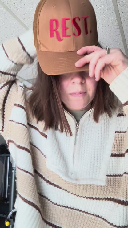 Caramel Trucker Hat - REST